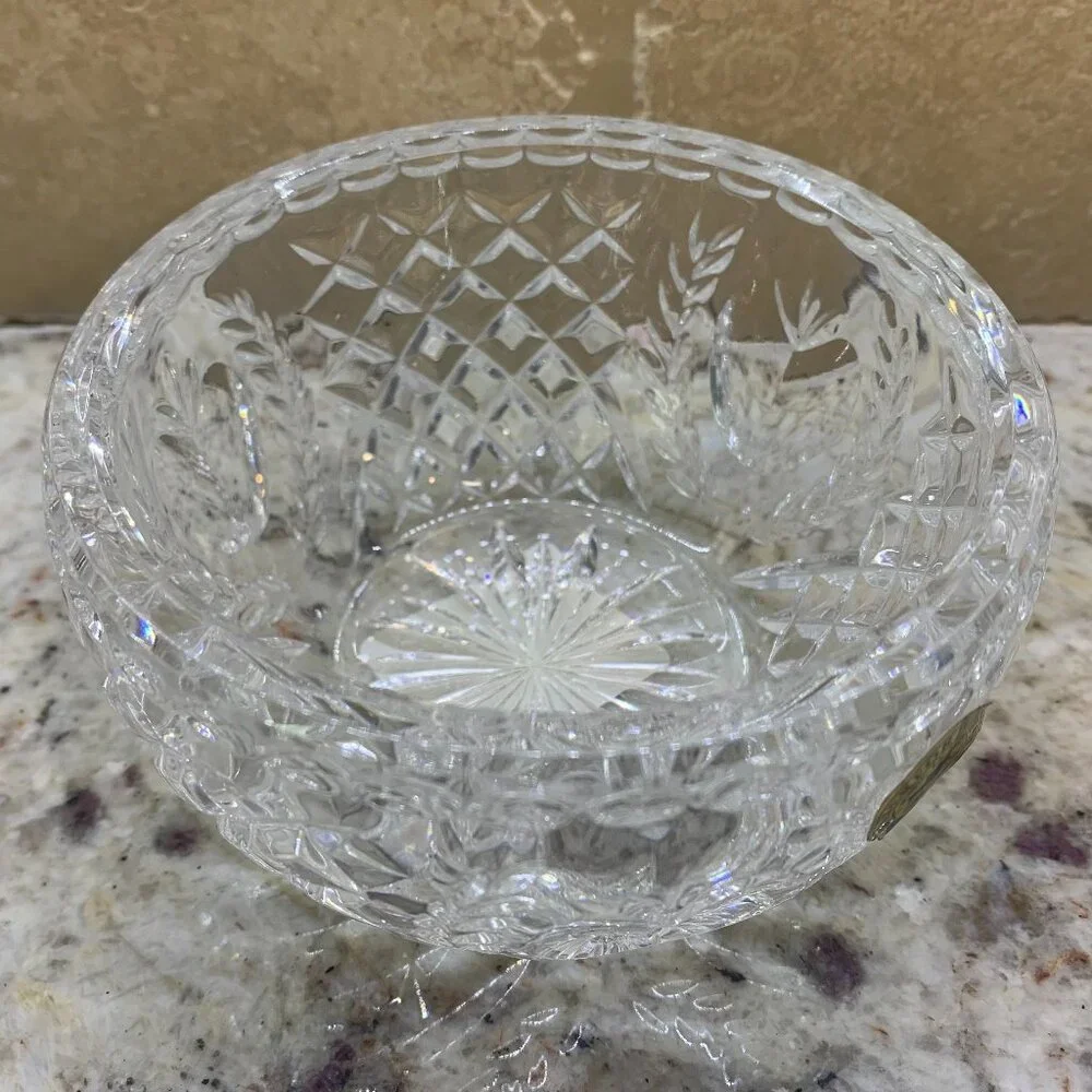 Waterford Crystal New York Times Square Votive 2001 Hope for Abundance Ireland